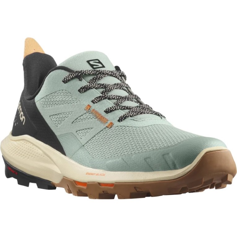 Tenis Senderismo Salomon Outpulse Hombre Verde Menta Negros | MX DPKI985